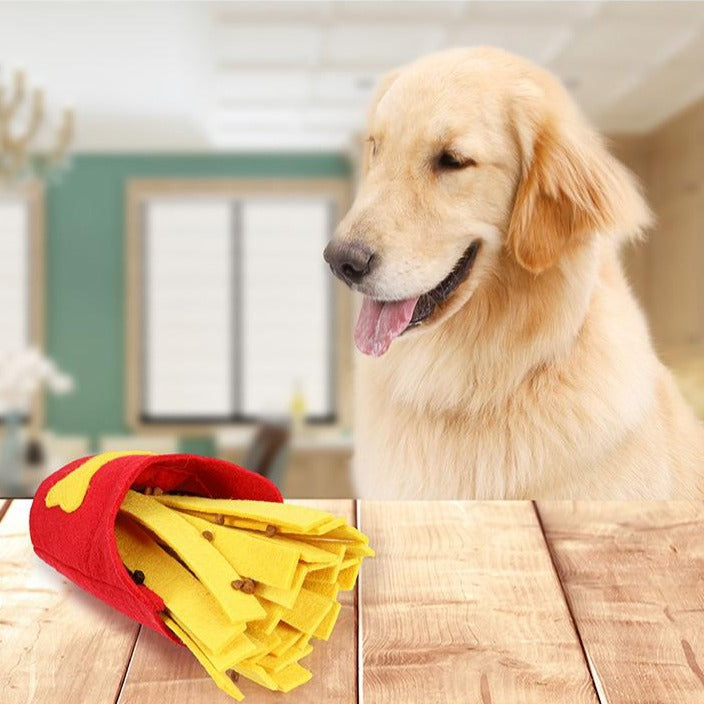 Dogs Toy French Fries Grinding Teeth Leaking Training Toy - by Famigift