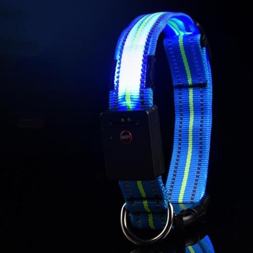 Dog Glowing Collar By Fami Petcare - Green - by Famigift