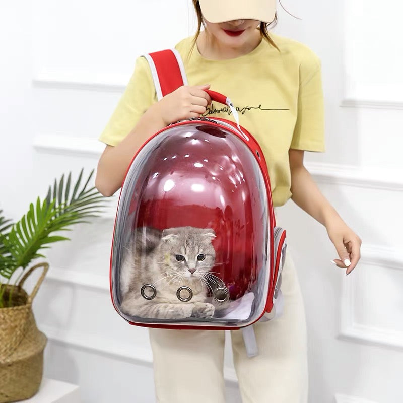 Portable Pet Carrier Backpack With Space Capsule Bubble - by Famigift