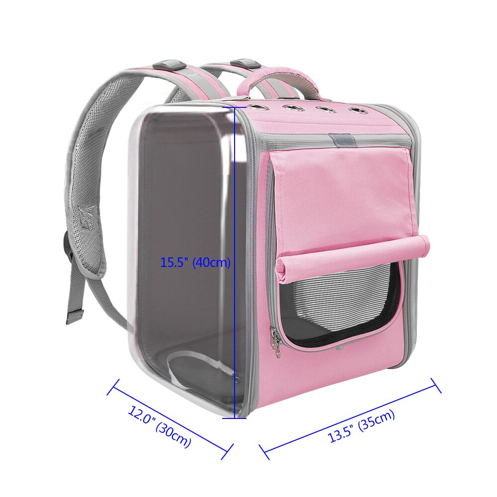 Pet cat carrier backpack breathable cat travel outdoor shoulder bag - by Famigift