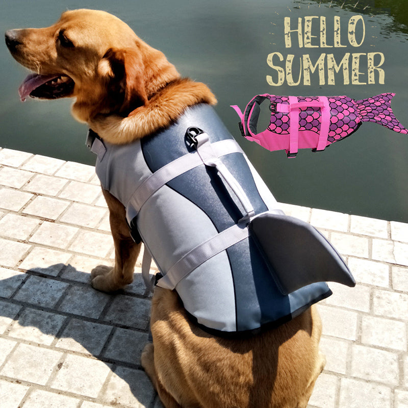 Dog Life Jacket Floating Vest With Adjustable Strap - by Famigift