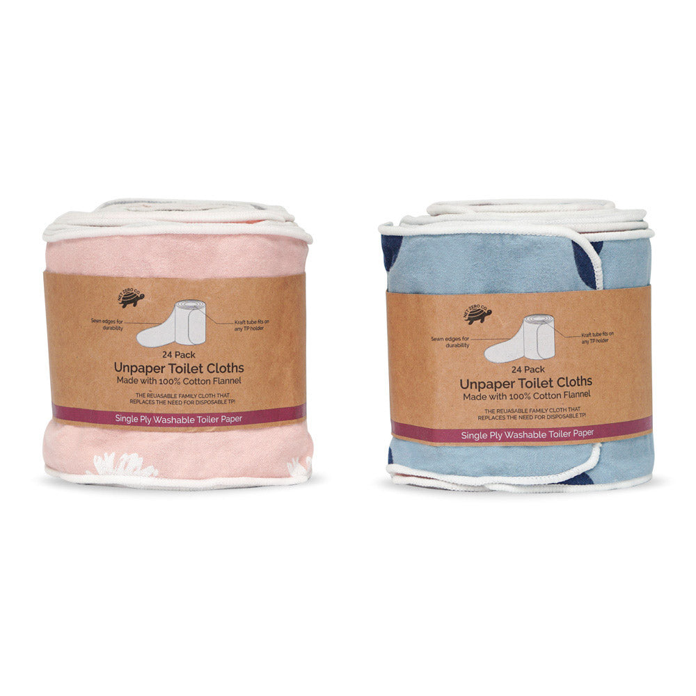 Reusable Toilet Paper β 24 Piece Toilet UnPaper Roll - by Famigift