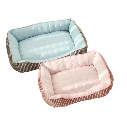 Dog beds summer cold pet beds - blue - by Famigift
