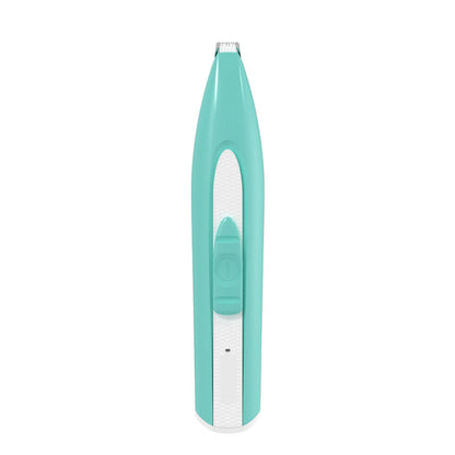Pet Dog Hair Clipper Dogs Foot Hairs Trimmer Grooming Electrical Hair Clipper - white (charged - by Famigift