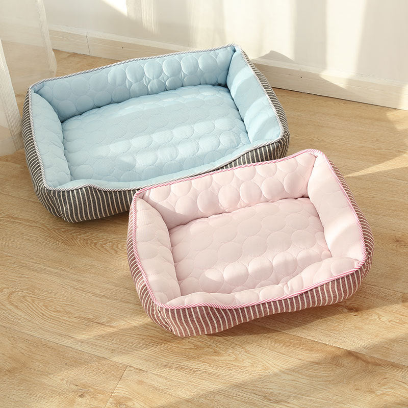 Dog beds summer cold pet beds - pink - by Famigift