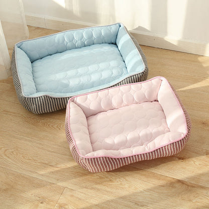Dog beds summer cold pet beds - pink - by Famigift