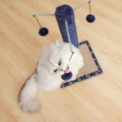 Cat tree small cat climbing frame sisal column cat scratching board - Grey - by Famigift