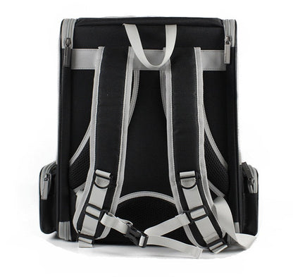 Breathable mesh pet backpack, airline approved - by Famigift