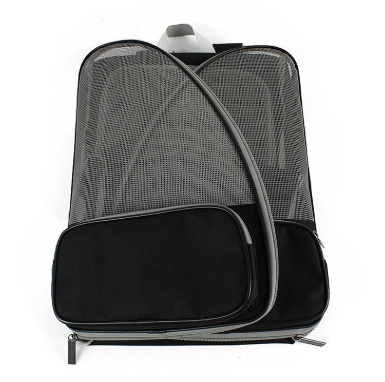 Breathable mesh pet backpack, airline approved - by Famigift