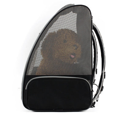 Breathable mesh pet backpack, airline approved - by Famigift