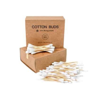 Bamboo Cotton Buds - 200 Pack - Default Title - by Famigift