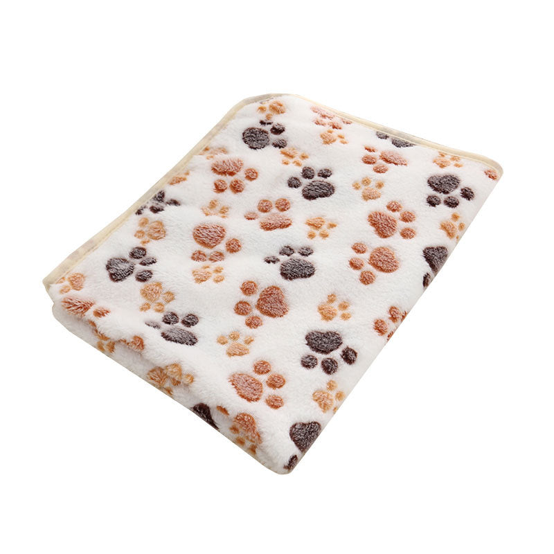 Pet blanket coral suede kennel kitty blanket - Pink - by Famigift