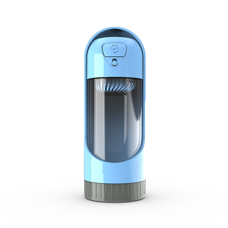 Portable Dog Feeding Water Bottle - green with filter - by Famigift