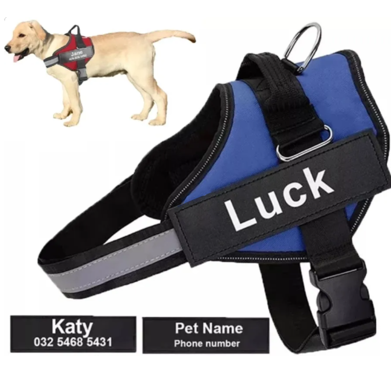 Reflective No-Pull Dog Harness - Black - by Famigift