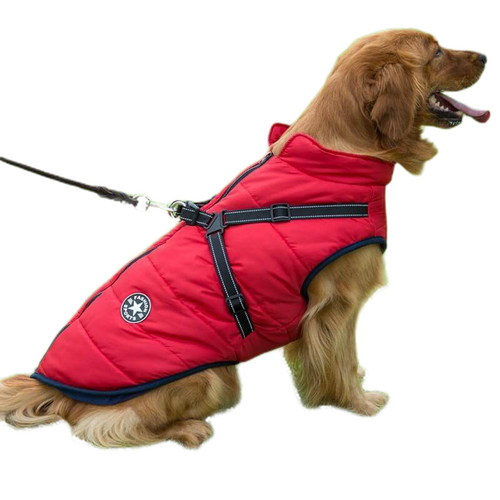 Petcare Dog Winter Jacket - Red - by Famigift
