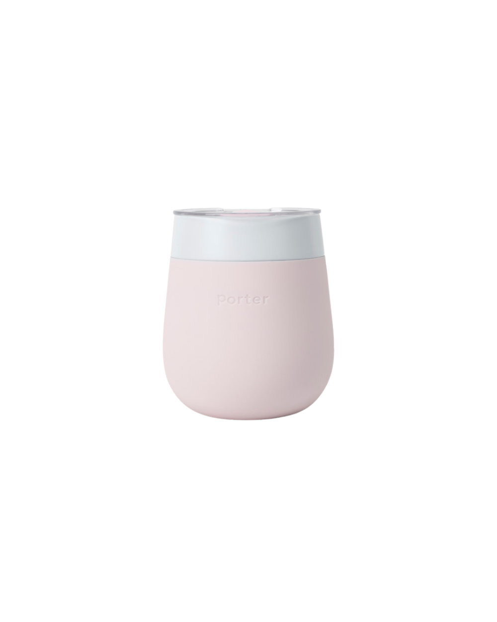 Portable Ceramic Insulated Wine Glass - Blush - by Famigift