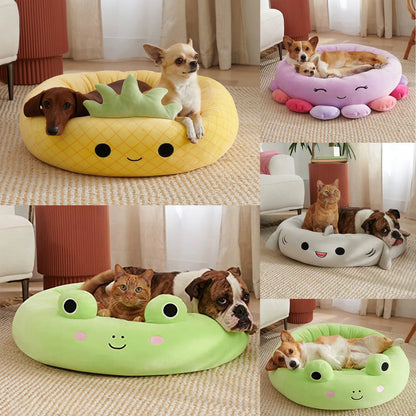 PetCare Ultra-Soft Pets Bed - Green - by Famigift