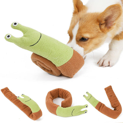 Magic Snail Pet Plush Toy Smell Dog Toy - by Famigift