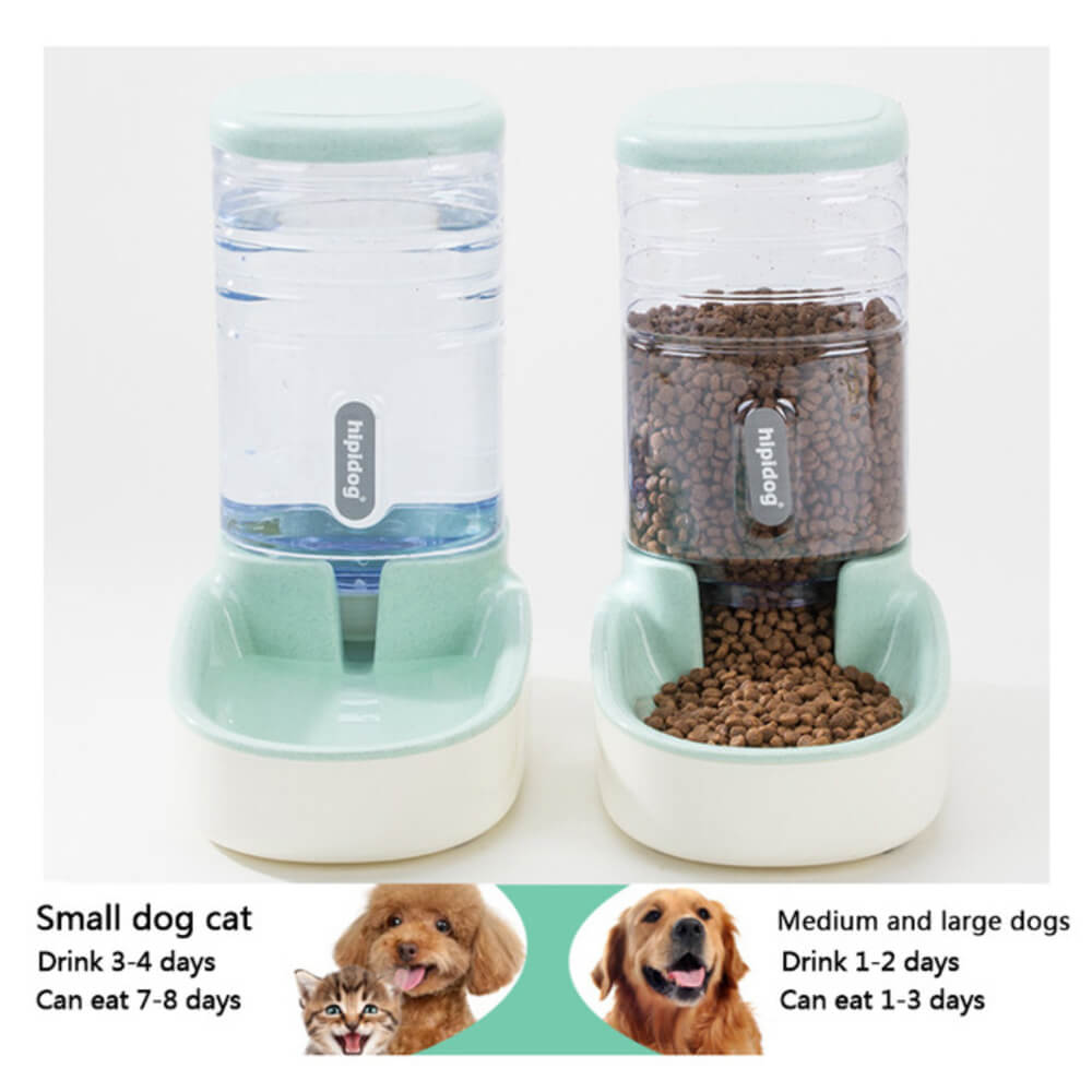 Pets Automatic Self-Dispensing Gravity Pet Feeder and Waterer for Dogs & Cats - by Famigift