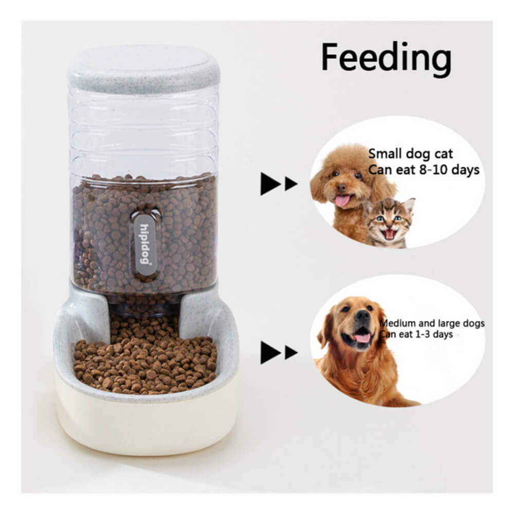 Pets Automatic Self-Dispensing Gravity Pet Feeder and Waterer for Dogs & Cats - by Famigift