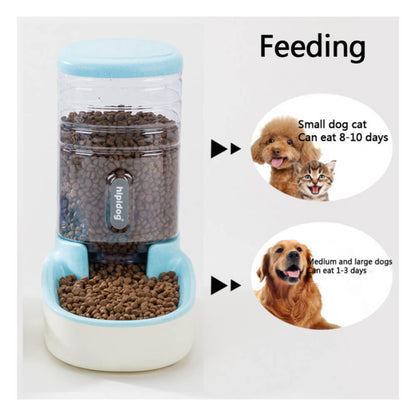 Pets Automatic Self-Dispensing Gravity Pet Feeder and Waterer for Dogs & Cats - by Famigift