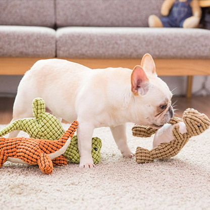 Dinosaur Squeaky ToysBite-resistant Pet Dog Chew - Green - by Famigift