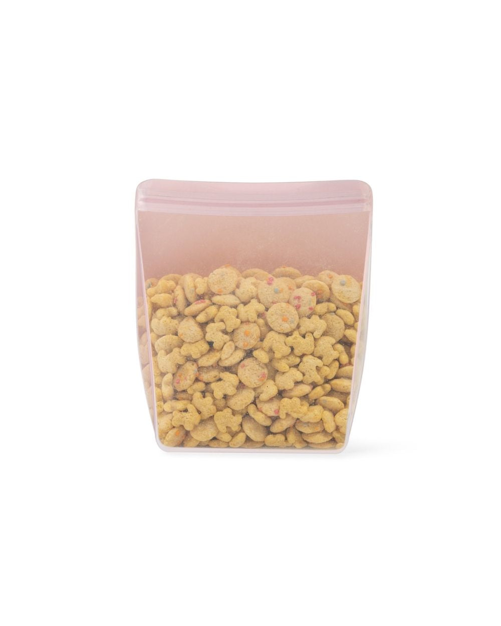 Silicone Reusable Stand-Up Bag - Blush - by Famigift
