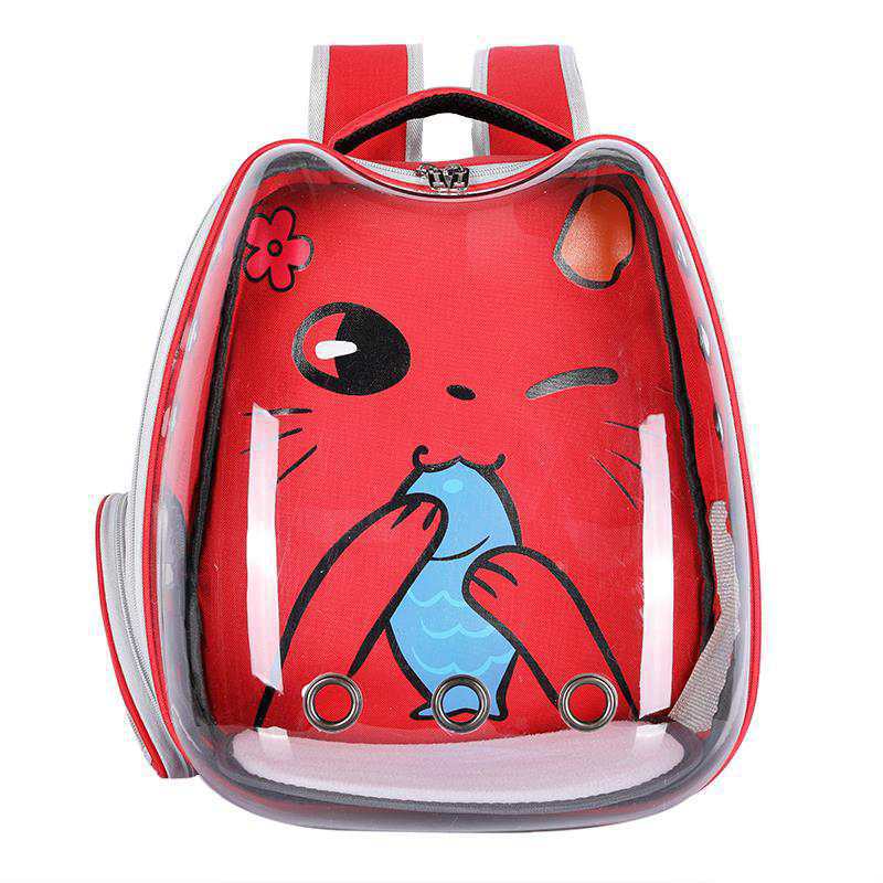pet carrier backpack transparent cat backpack - by Famigift