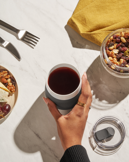 Portable Ceramic Insulated Wine Glass - by Famigift