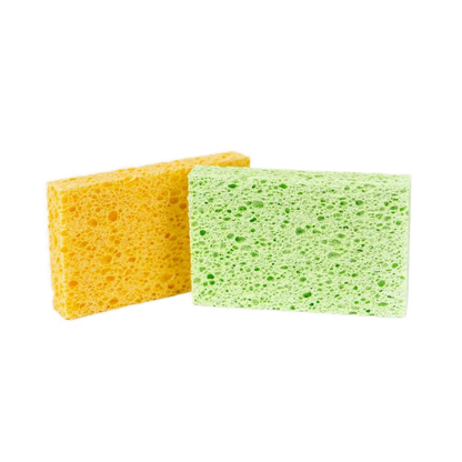 Kitchen 100% Cellulose Sponges - 2 Pack - Default Title - by Famigift
