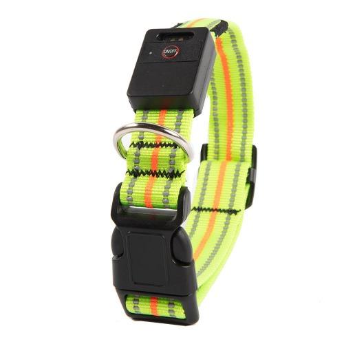 Dog Glowing Collar By Fami Petcare - Green - by Famigift