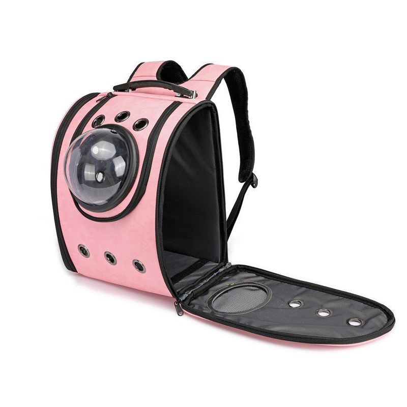 Cat window carrying breathable travel bubble astronaut pet space capsule - Yellow - by Famigift