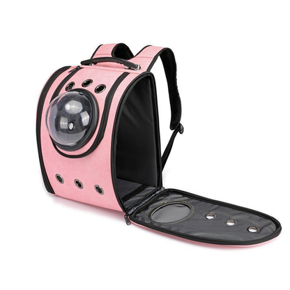 Cat window carrying breathable travel bubble astronaut pet space capsule - Yellow - by Famigift