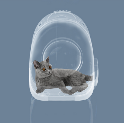 Pet backpack carrier bag portable with capsule oil painting series - by Famigift