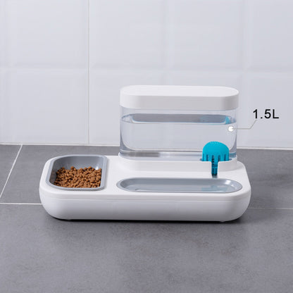 4 Style Pet Cat Bowl Dog for Cats Feeder Bowls Kitten Automatic Drinking Fountain 1.5L Capacity Puppy Feeding Waterer Products - by Famigift
