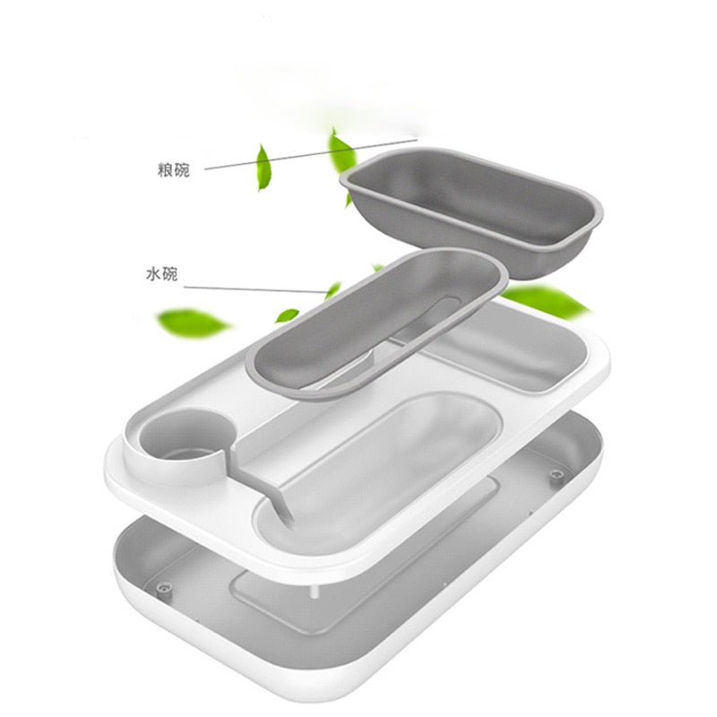4 Style Pet Cat Bowl Dog for Cats Feeder Bowls Kitten Automatic Drinking Fountain 1.5L Capacity Puppy Feeding Waterer Products - by Famigift