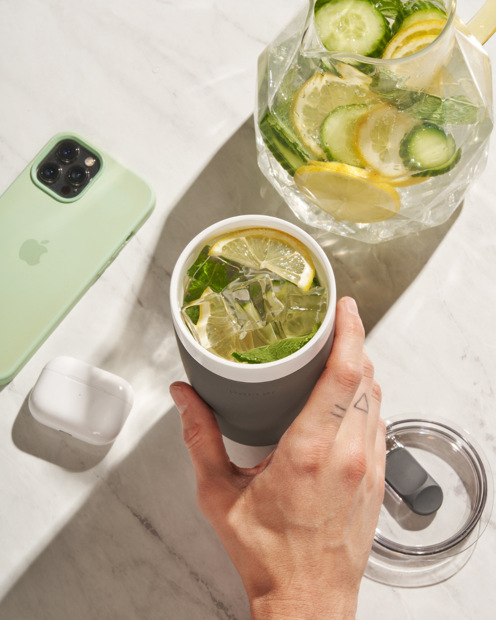Portable Ceramic Insulated Tumbler - by Famigift