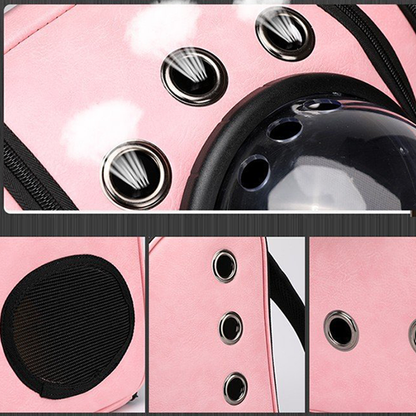 Cat window carrying breathable travel bubble astronaut pet space capsule - by Famigift