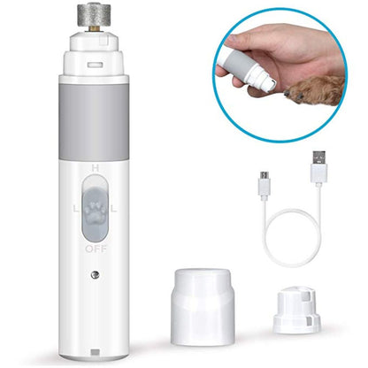 Portable Electric Dog Grooming, Trimming, Nail Grinder & Clipper Tool with USB Rechargeable Port - Default Title - by Famigift