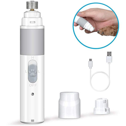 Portable Electric Dog Grooming, Trimming, Nail Grinder & Clipper Tool with USB Rechargeable Port - Default Title - by Famigift