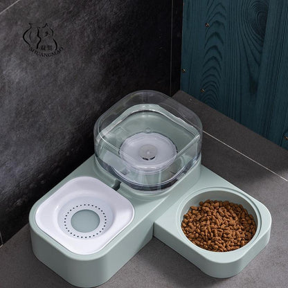 6 Style Pet Cat Bowl Automatic Feeder for Dogs and Cats Water Fountain Indoor Kitten Drinking Waterer 1.5L - pink - by Famigift