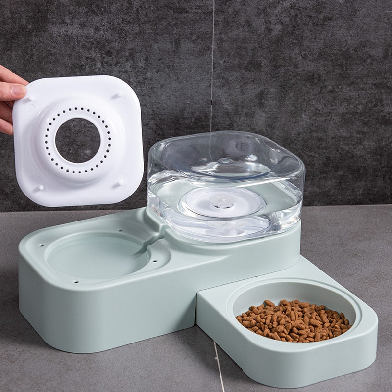 6 Style Pet Cat Bowl Automatic Feeder for Dogs and Cats Water Fountain Indoor Kitten Drinking Waterer 1.5L - by Famigift