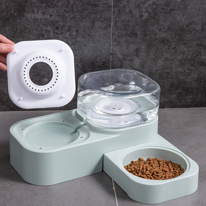 6 Style Pet Cat Bowl Automatic Feeder for Dogs and Cats Water Fountain Indoor Kitten Drinking Waterer 1.5L - by Famigift