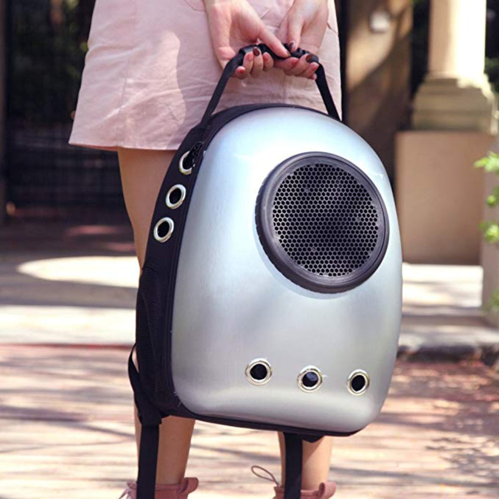 Pet Backpack Carrier Space Capsule Bubble Waterproof pet bag - by Famigift