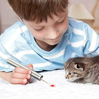 Rechargeable Cat Laser Pointer 3 in 1 Cat Toy Red Laser Pointer - 3 x Rechargeable Laser Pointer - by Famigift
