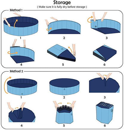 Foldable Dog Bath Pool By Fami Petcare - by Famigift
