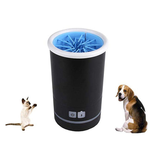 Pet Paw Washing Cup with Soft Rubber Brushes - S - by Famigift