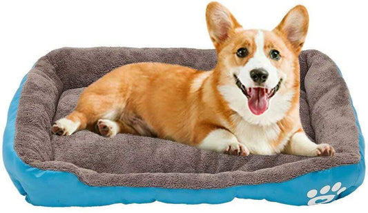 Petcare Soft Fleece Dogs Bed - Green - by Famigift