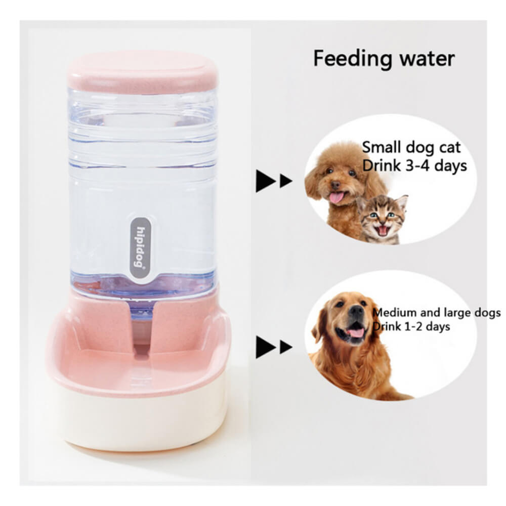 Pets Automatic Self-Dispensing Gravity Pet Feeder and Waterer for Dogs & Cats - by Famigift