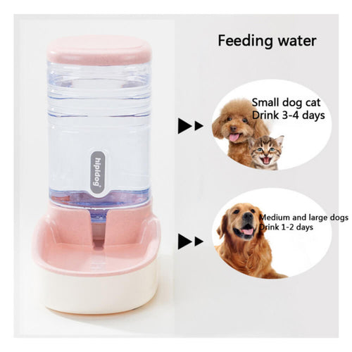 Pets Automatic Self-Dispensing Gravity Pet Feeder and Waterer for Dogs & Cats - by Famigift